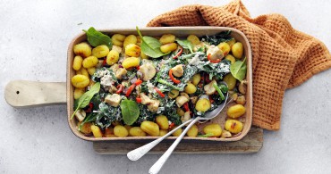Recept Gnocchi con spinaci e funghi Grand'Italia
